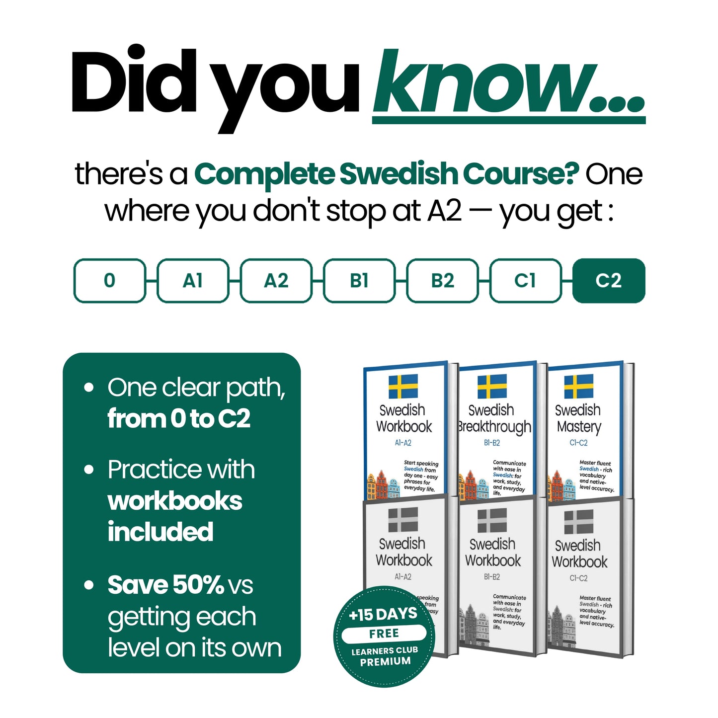 Swedish Workbook (A1-A2)