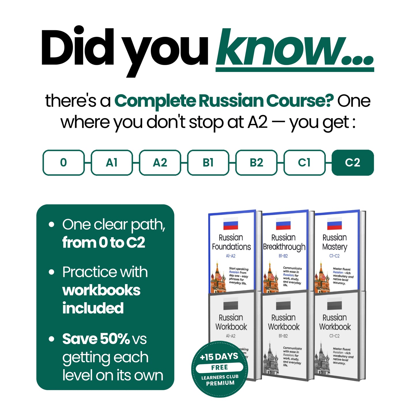 Russian Workbook (A1-A2)